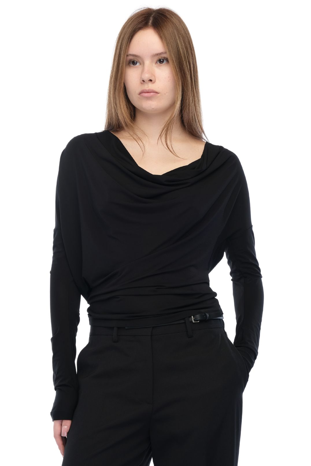 Лонгслів із драпіруванням HELMUT LANG HL26005
