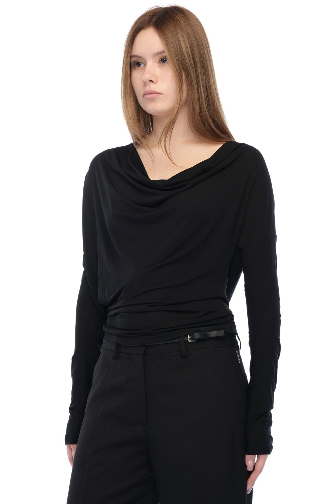 Лонгслів із драпіруванням HELMUT LANG HL26005