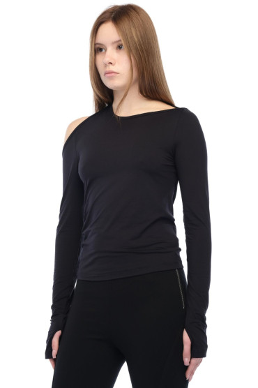 Купить оригинал Лонгслів HL26008 от бренда HELMUT LANG Лонгслів HELMUT LANG HL26008