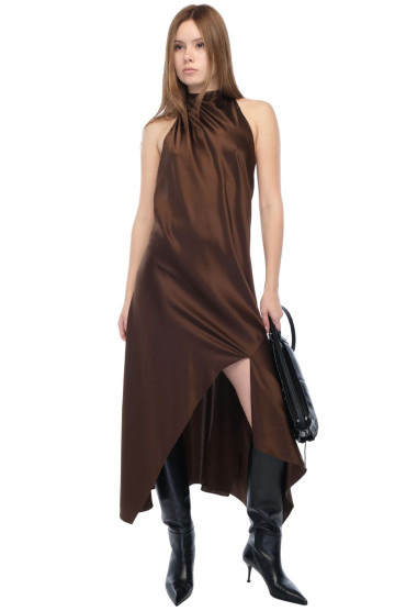 Купить оригинал Шовкова сукня HL26009 от бренда HELMUT LANG Шовкова сукня HELMUT LANG HL26009