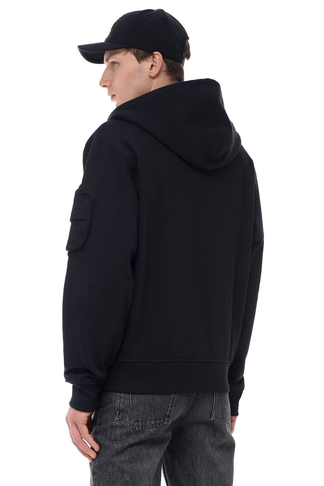 Худі oversize на блискавці HELMUT LANG HLm13011
