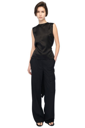 HELMUT LANG Шовковий топ