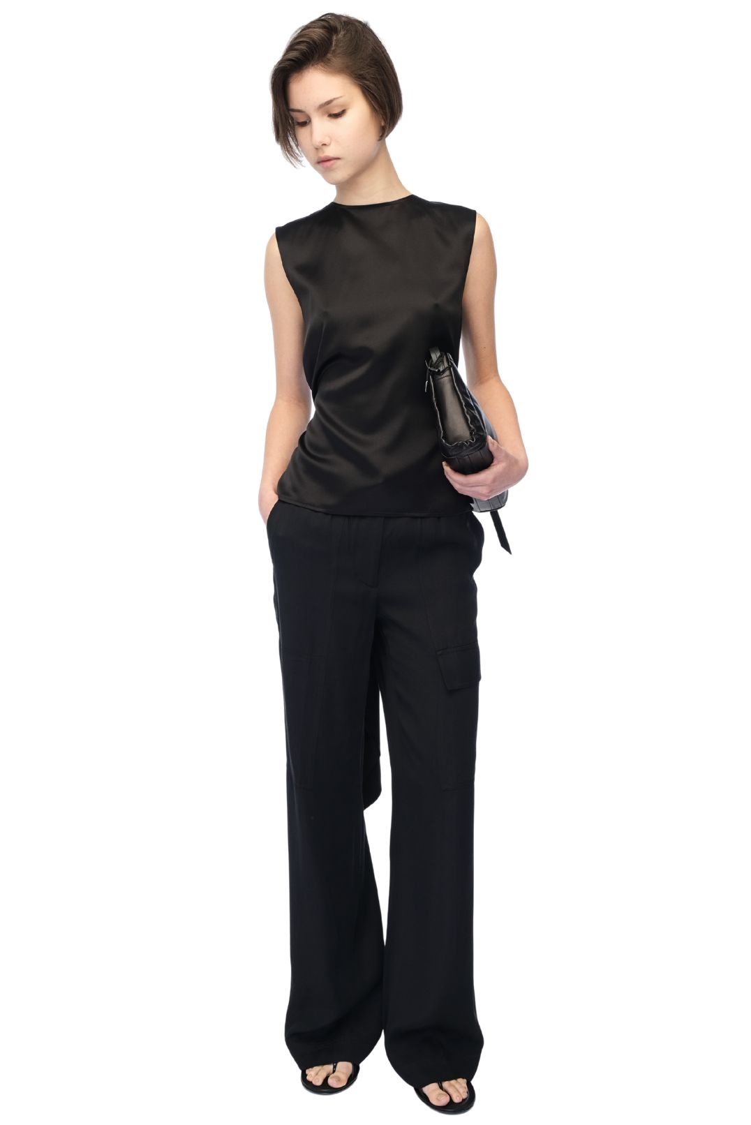 Шовковий топ HELMUT LANG HLw16001