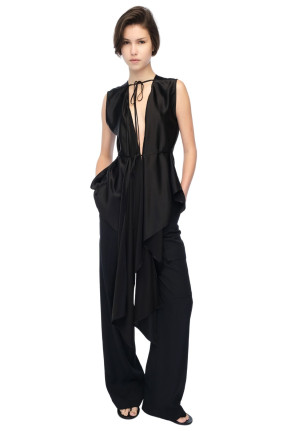 HELMUT LANG Шовковий топ