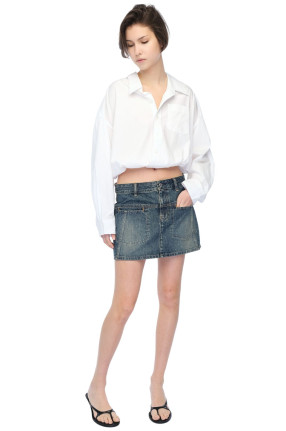 HELMUT LANG Джинсова спiдниця