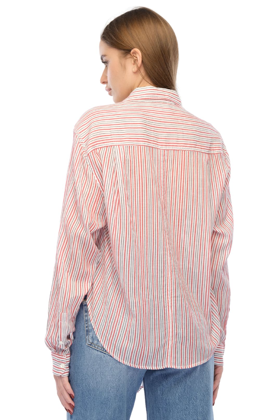 Сорочка в смужку ISABEL MARANT ISB16001