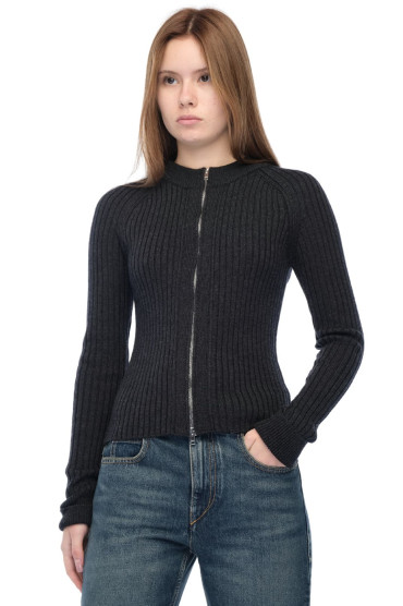 Купить оригинал Кардиган на блискавці ISBM26005 от бренда ISABEL MARANT Кардиган на блискавці ISABEL MARANT ISBM26005