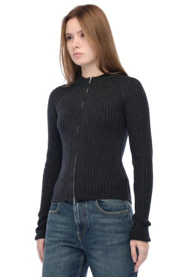 Купить оригинал Кардиган на блискавці ISBM26005 от бренда ISABEL MARANT Кардиган на блискавці ISABEL MARANT ISBM26005