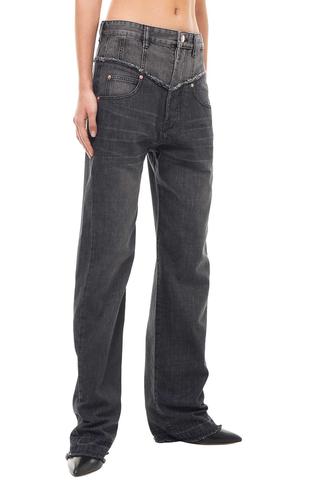 Подовжені джинси ISABEL MARANT ISBw23001