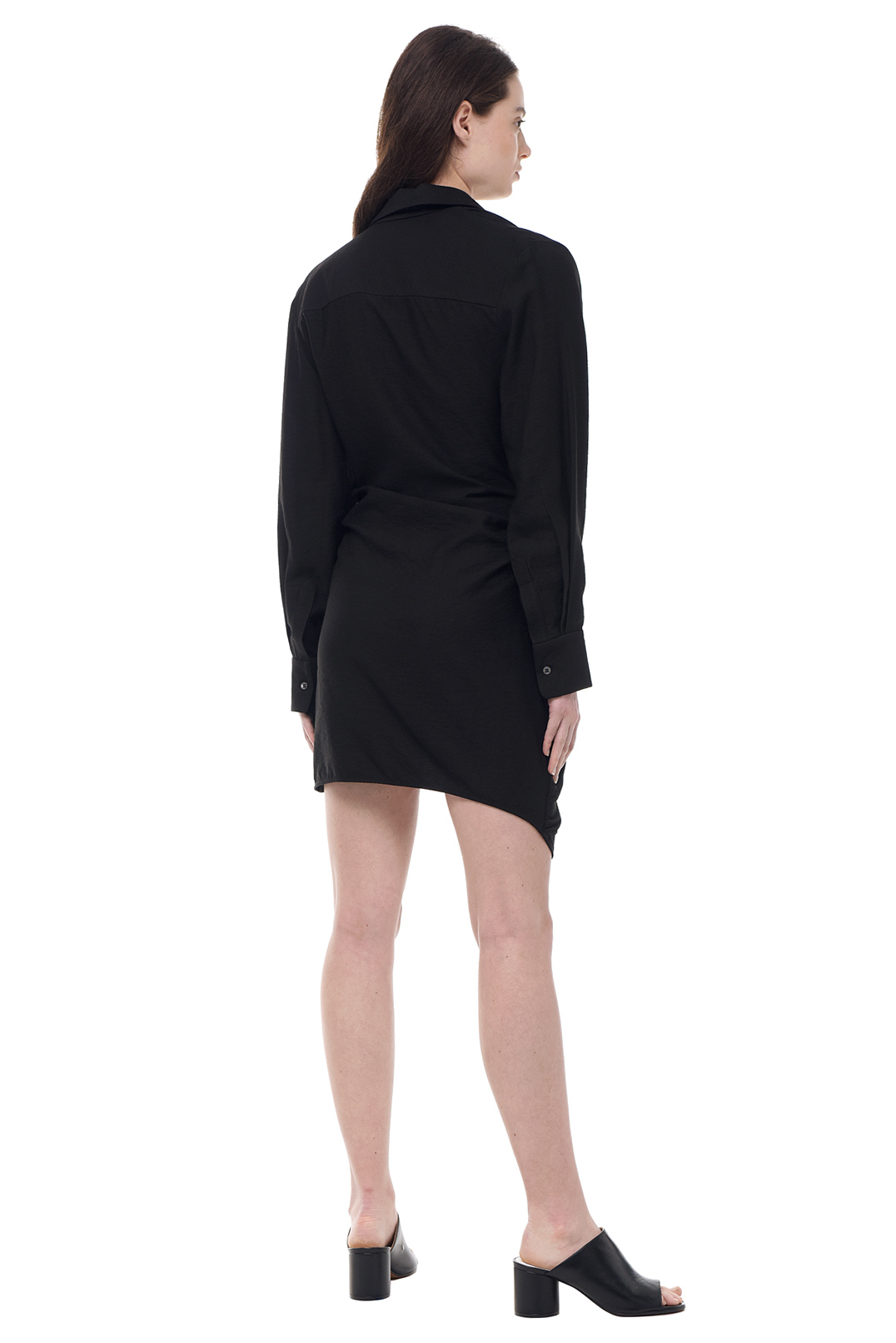 Сукня-сорочка з драпіруванням JACQUEMUS JAC13024