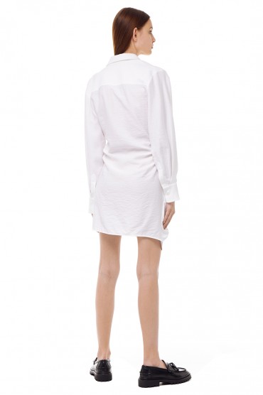 Сукня-сорочка з драпіруванням JACQUEMUS JAC22023 