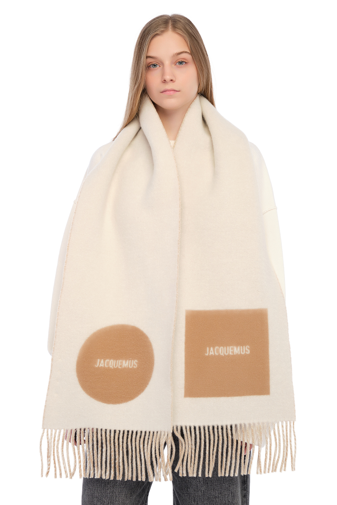 Шарф з логотипом JACQUEMUS JACa24001