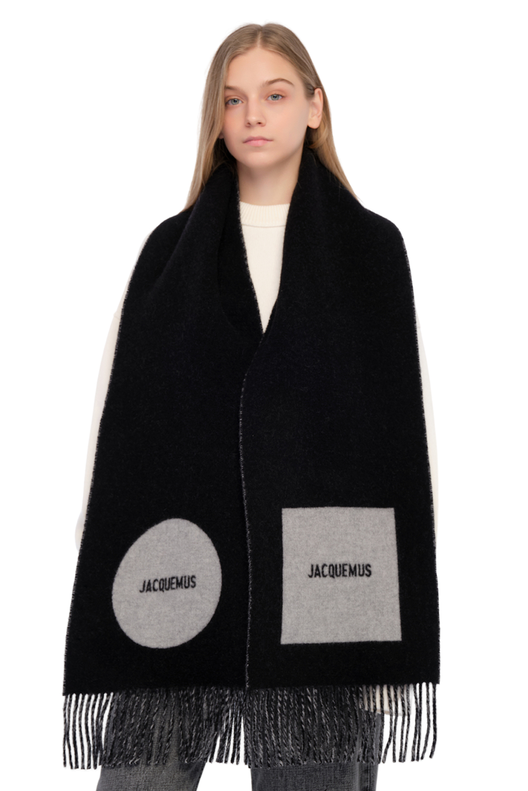 Шарф з логотипом JACQUEMUS JACa24002