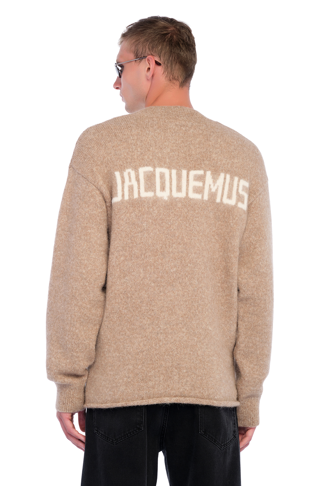 Светр oversize з логотипом JACQUEMUS JACm24004