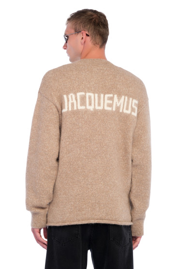 Светр oversize з логотипом JACQUEMUS JACm24004