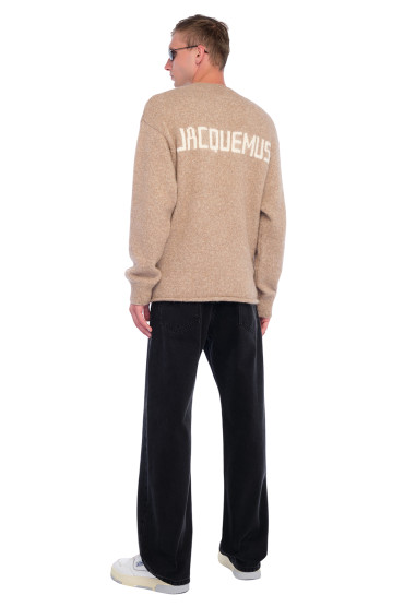 Светр oversize з логотипом JACQUEMUS JACm24004