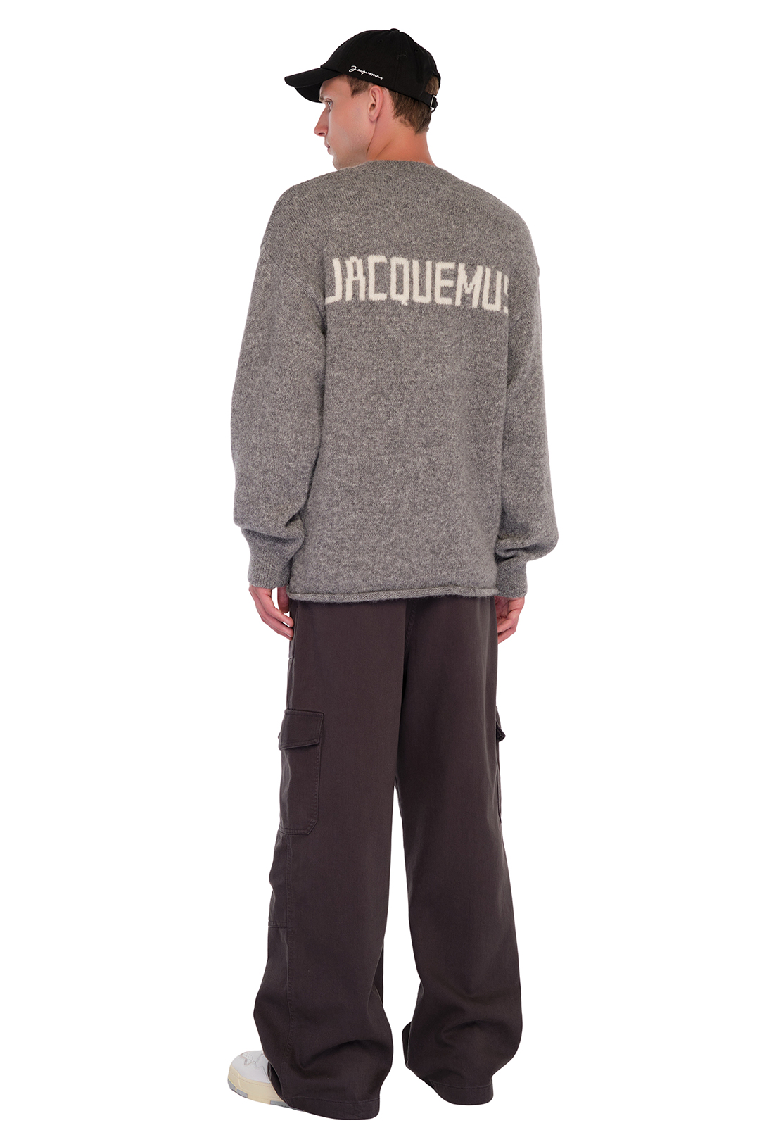 Светр oversize з логотипом JACQUEMUS JACm24007