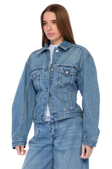 Купить оригинал Джинсова куртка JACw16001 от бренда JACQUEMUS Джинсова куртка JACQUEMUS JACw16001