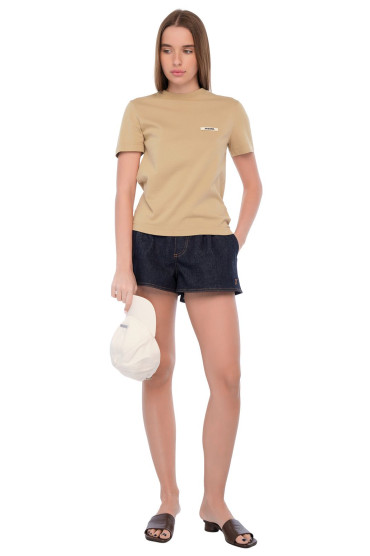 Купить оригинал Джинсові шорти JACw16008 от бренда JACQUEMUS Джинсові шорти JACQUEMUS JACw16008