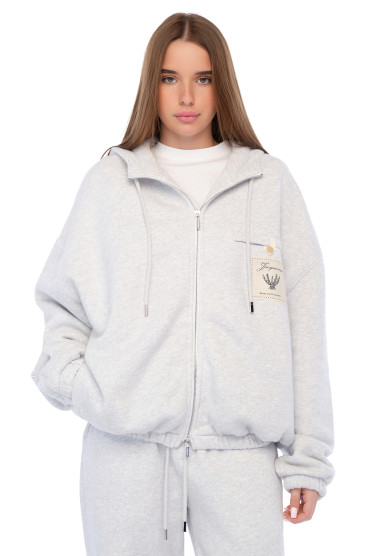 Купить оригинал Худі на блискавці JACw16024 от бренда JACQUEMUS Худі на блискавці JACQUEMUS JACw16024