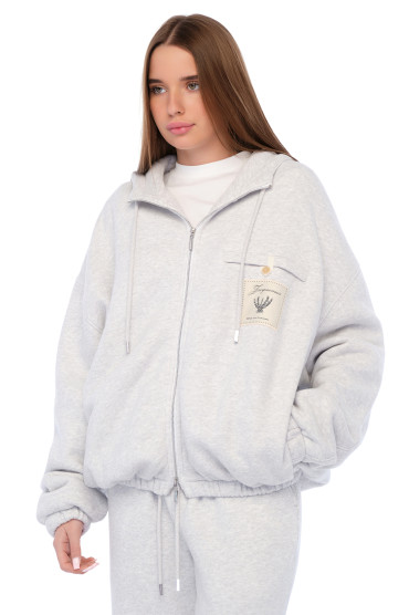 Купить оригинал Худі на блискавці JACw16024 от бренда JACQUEMUS Худі на блискавці JACQUEMUS JACw16024