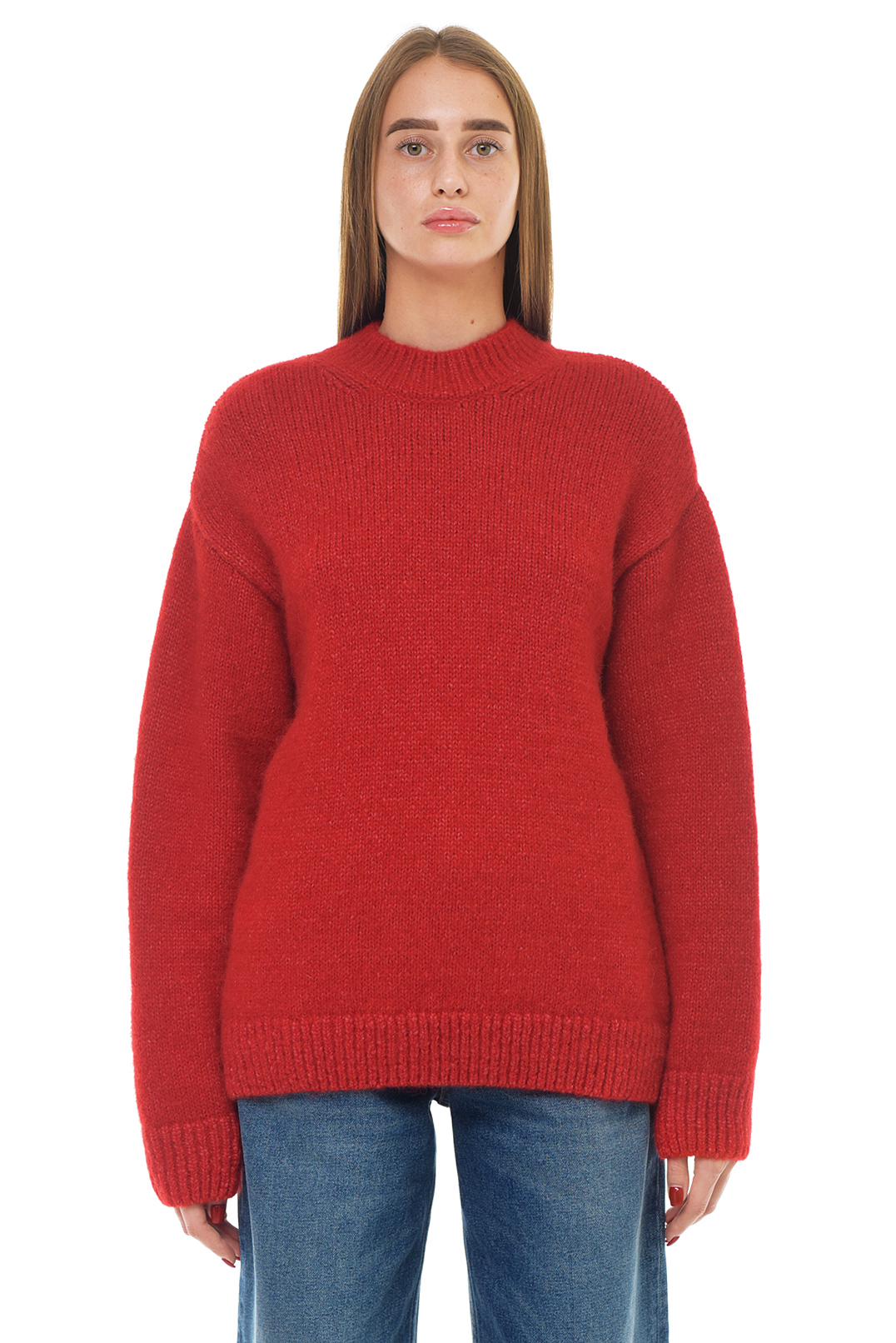 Светр oversize з логотипом JACQUEMUS JACw23008