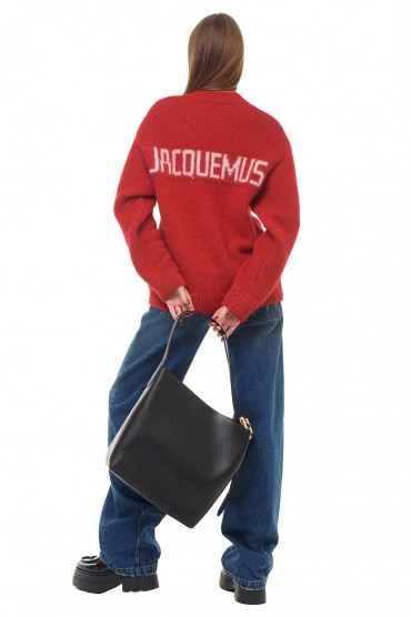 Светр oversize з логотипом JACQUEMUS JACw23008