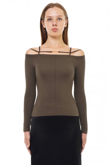Лонгслів з логотипом JACQUEMUS JACw23019