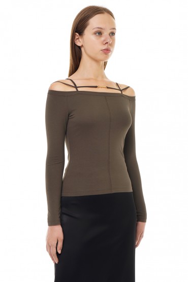 Лонгслів з логотипом JACQUEMUS JACw23019