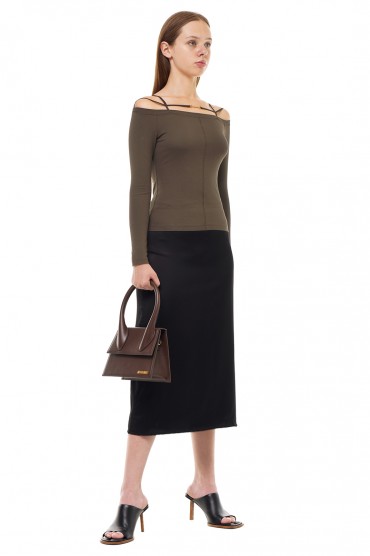 Лонгслів з логотипом JACQUEMUS JACw23019