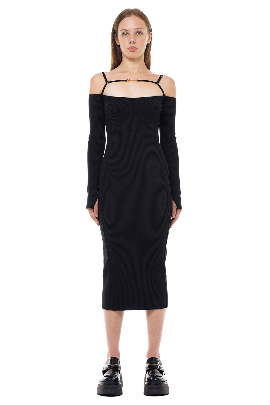 Сукня з логотипом JACQUEMUS JACw23023