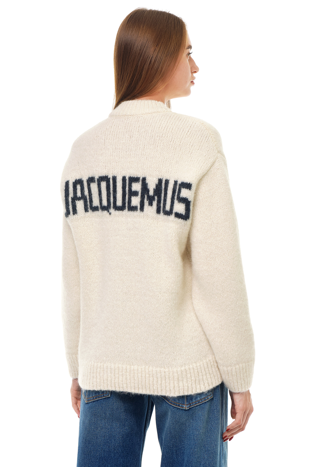 Светр oversize з логотипом JACQUEMUS JACw23031