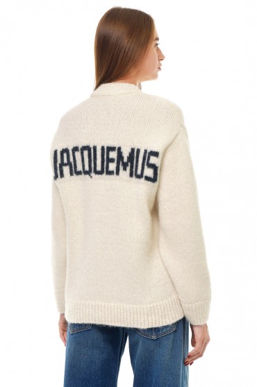Светр oversize з логотипом JACQUEMUS JACw23031