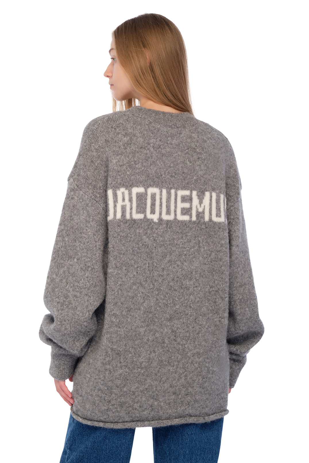 Светр oversize з логотипом JACQUEMUS JACw24032