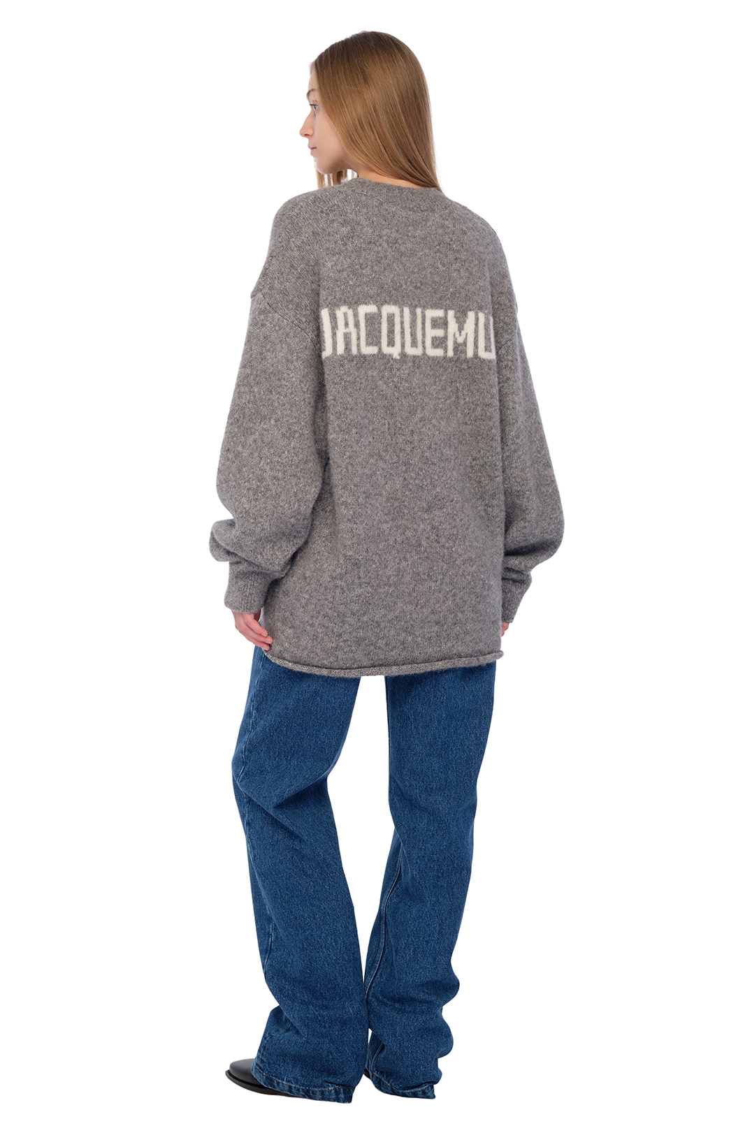 Светр oversize з логотипом JACQUEMUS JACw24032