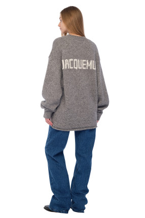 JACQUEMUS Светр oversize з логотипом