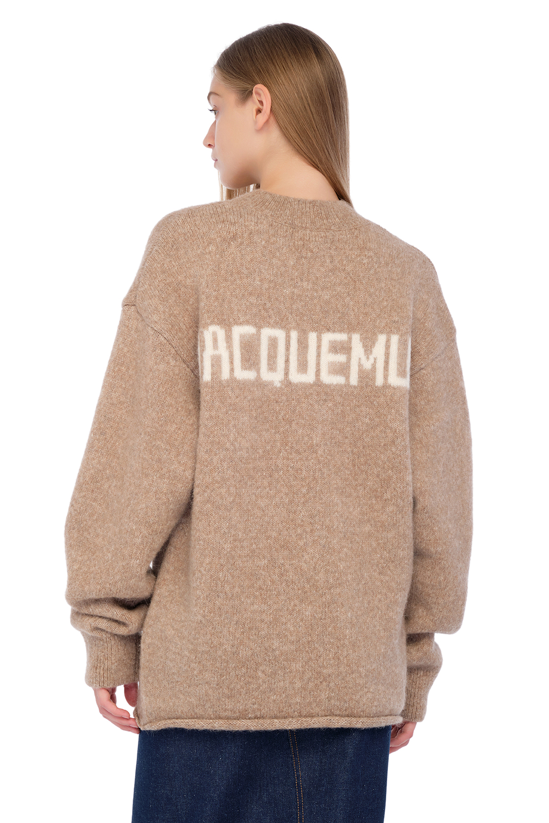 Светр oversize з логотипом JACQUEMUS JACw24035