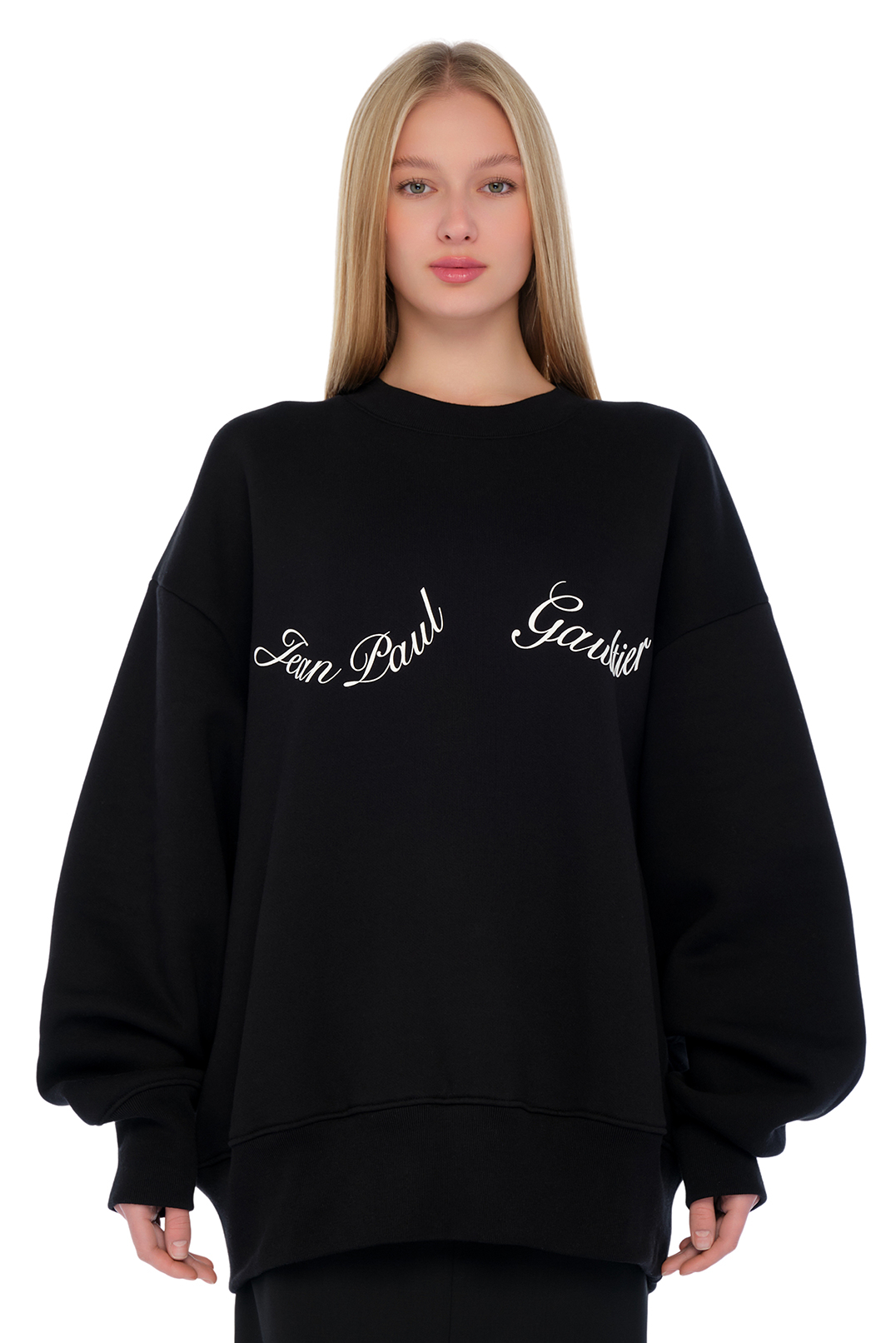 Світшот oversize з логотипом JEAN PAUL GAULTIER JPG24015