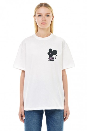 Футболка oversize з логотипом JW ANDERSON JW23008