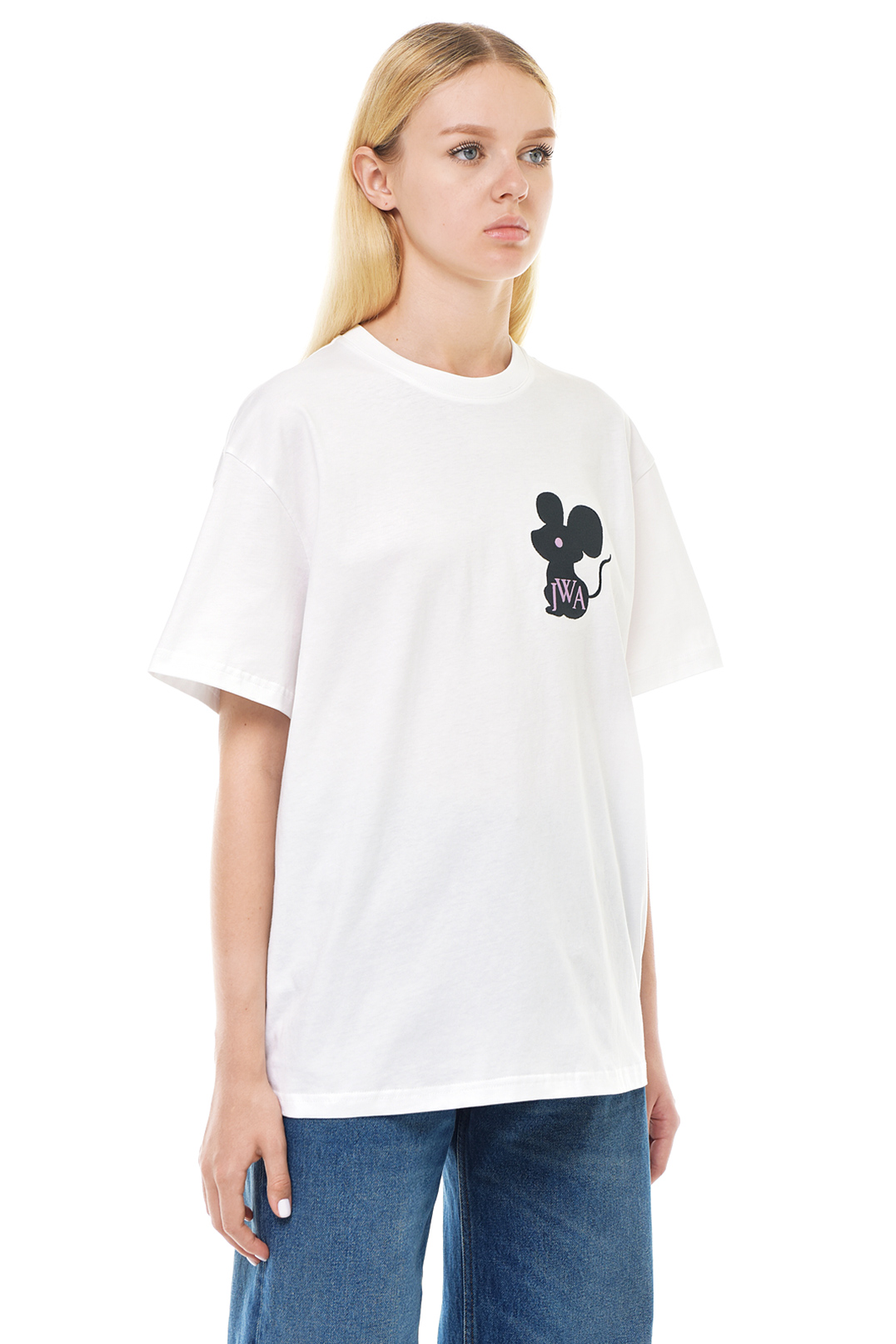 Футболка oversize з логотипом JW ANDERSON JW23008