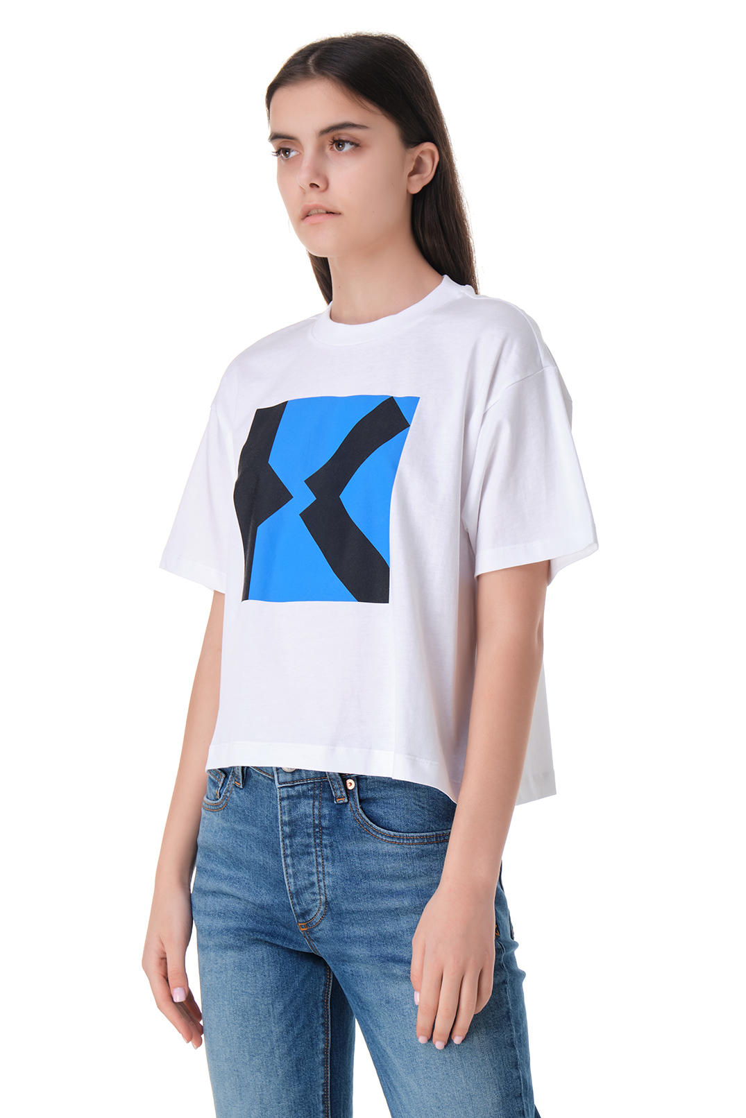 Вкорочена футболка з логотипом KENZO KNZw11017