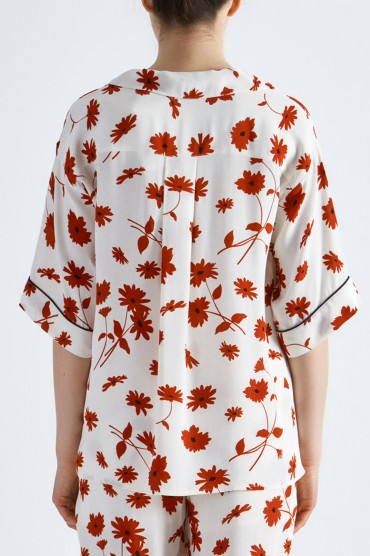 Блуза oversize з принтом MO&CO MCp19014