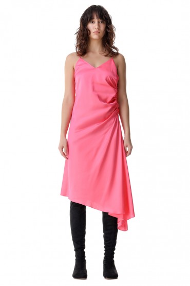 Асимметричное платье-комбинация MM6 MAISON MARGIELA MM621005 