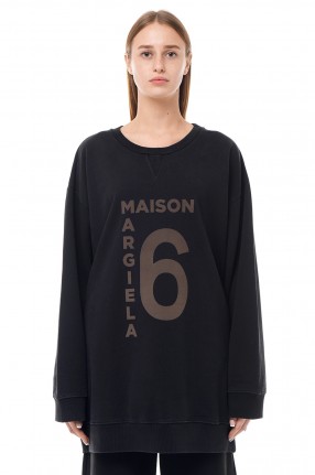 MM6 MAISON MARGIELA Світшот oversize з логотипом