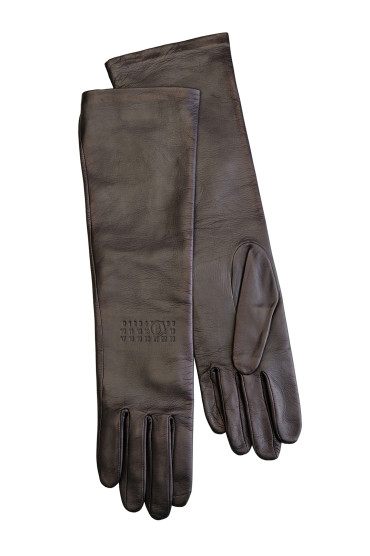 Шкіряні перчатки MM6 MAISON MARGIELA MM6a25012