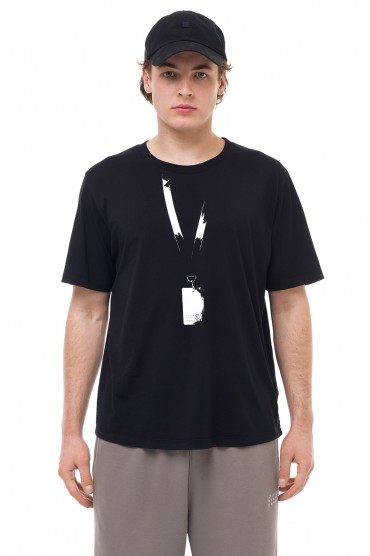 Футболка з принтом MM6 MAISON MARGIELA MM6m14001