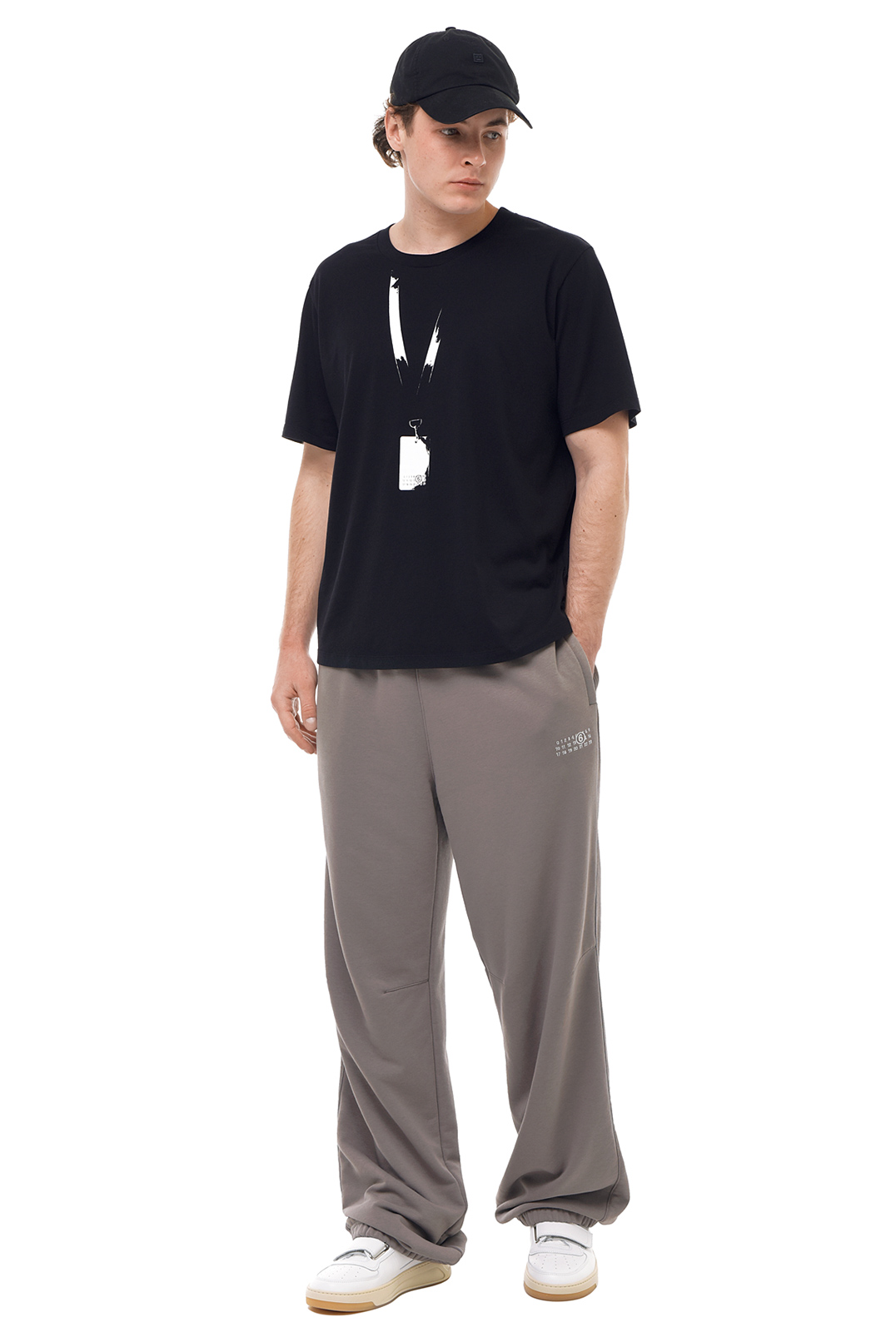 Футболка з принтом MM6 MAISON MARGIELA MM6m14001