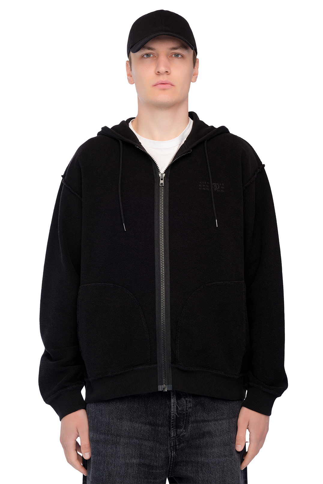 Худі на блискавці MM6 MAISON MARGIELA MM6m25006