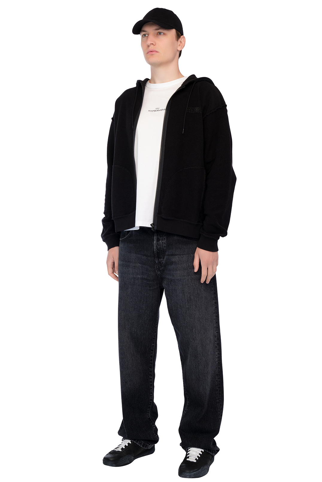 Худі на блискавці MM6 MAISON MARGIELA MM6m25006
