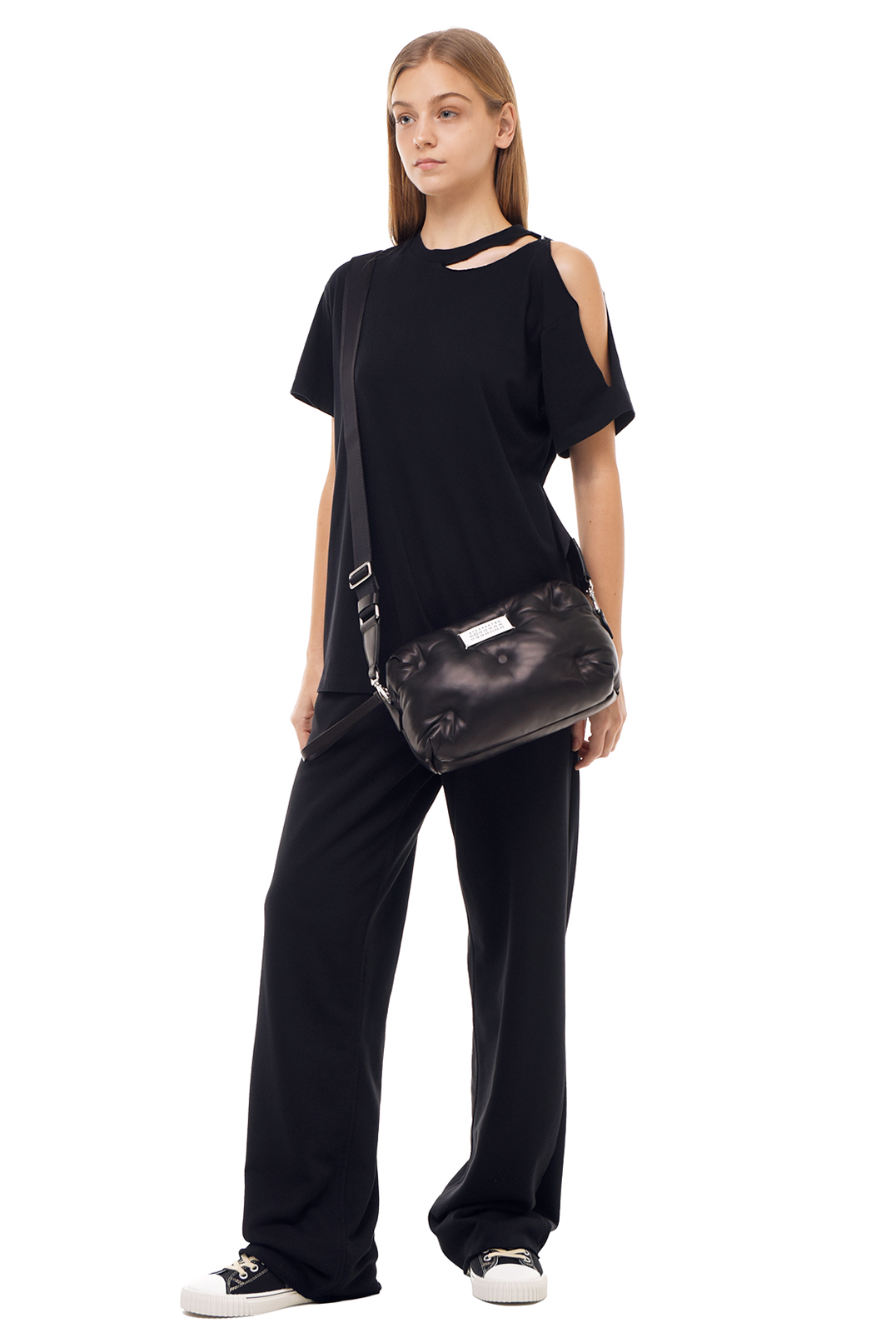 Футболка з розрізом MM6 MAISON MARGIELA MM6w14002